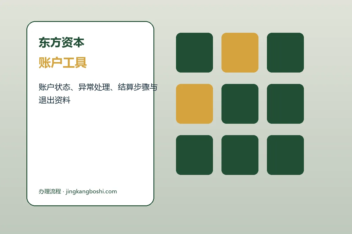 东方资本客户支持与服务流程示意
